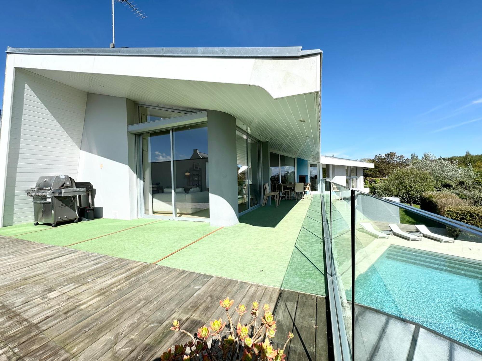 Luxury ! Villa D'Architecte Piscine - Vue Mer 180 Guidel Exterior foto